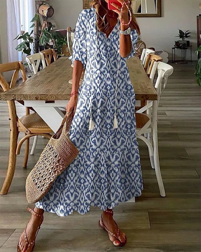 LUNA | BOHO MIDI-KLEID FÜR EINEN MÜHELOSEN LOOK