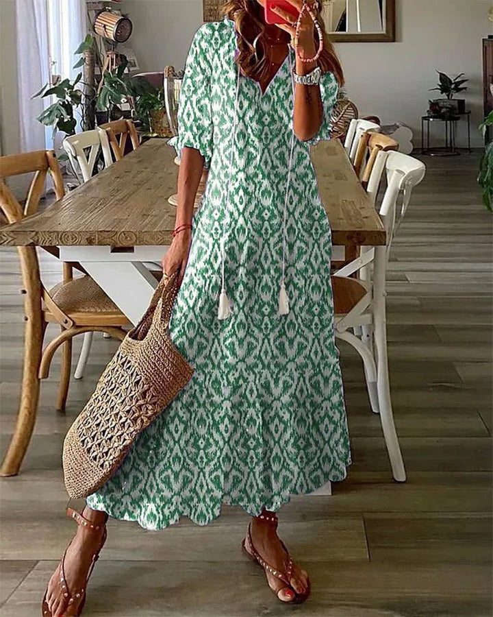 LUNA | BOHO MIDI-KLEID FÜR EINEN MÜHELOSEN LOOK