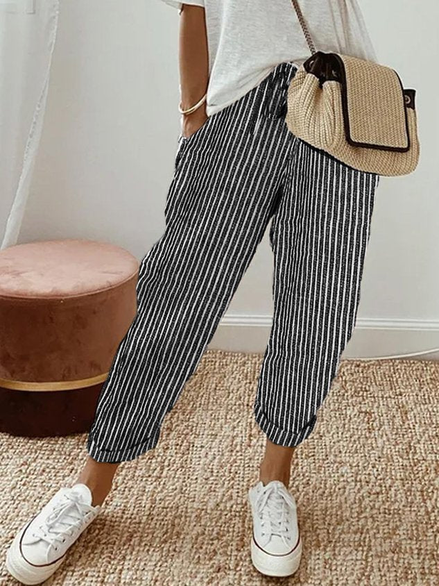 Elegante Bequeme Fließende Hose