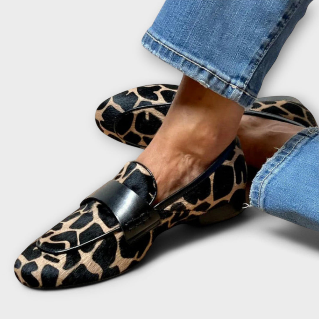 Léonie™ | Leopardenmokassin