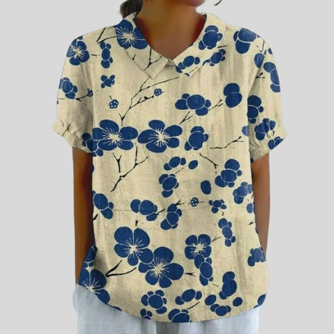 Blumiges Elegantes Komfortoberteil