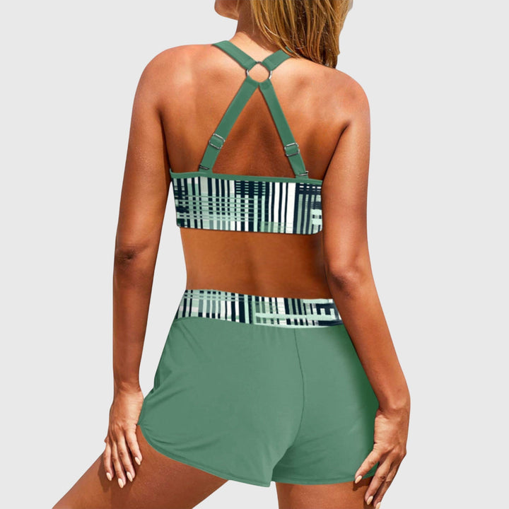 Janelle | Hochgeschnittener Ripp-Bikini