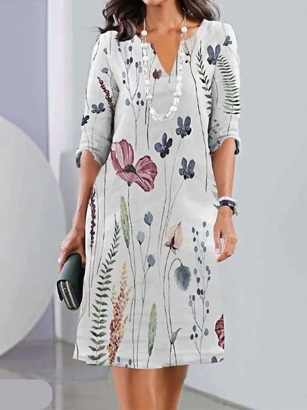 ELEANOR | FLORALER KLEID MIT STUFEN