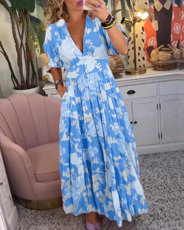 Floriana - Vibrante Blumenrobe