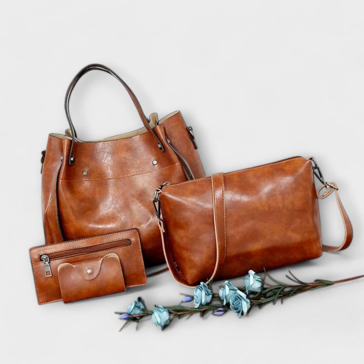 Azura - 4-teiliges Vintage-Handtaschen-Set