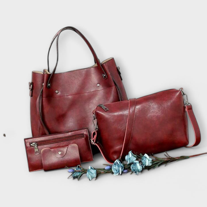 Azura - 4-teiliges Vintage-Handtaschen-Set