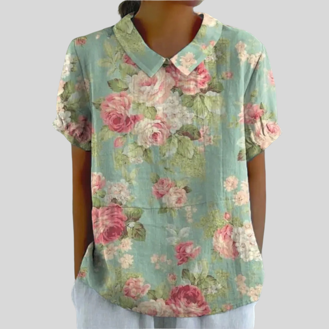Blumenshirt Eleganter Komfort