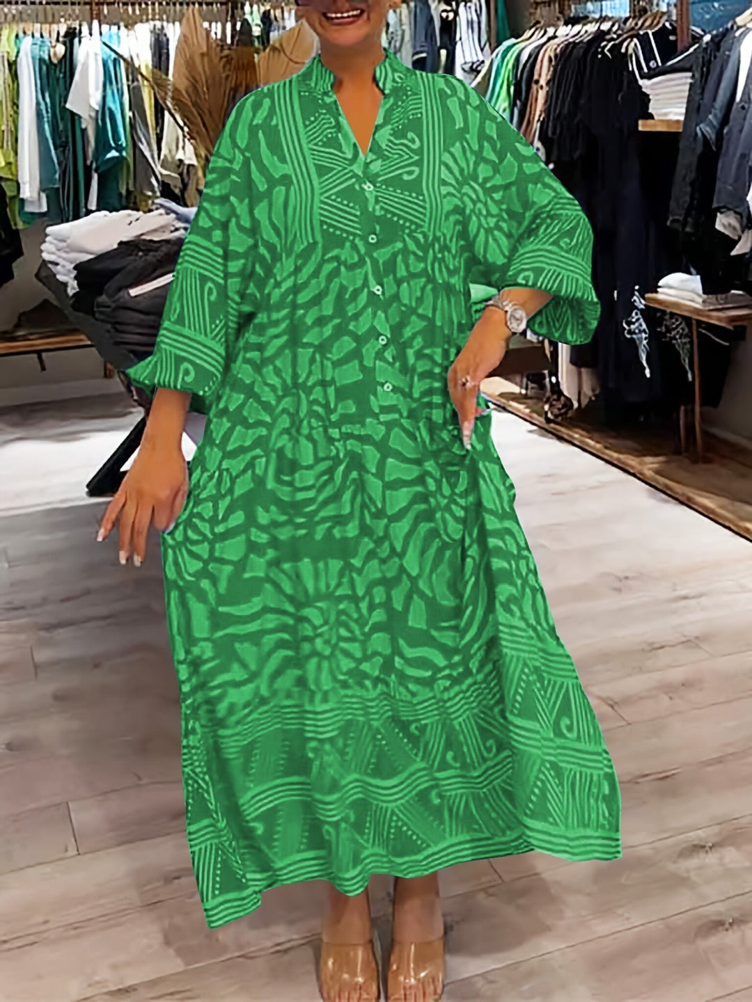 Carmilla - Lebhafte Bedruckte Robe