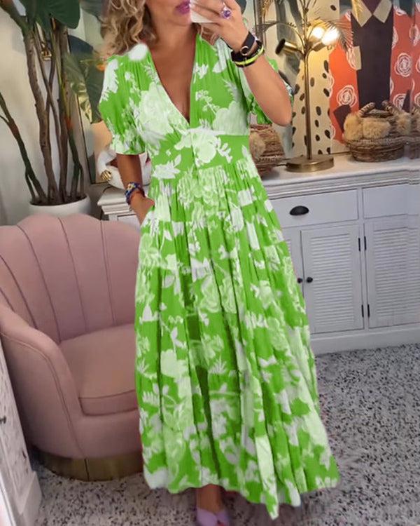 Floriana - Vibrante Blumenrobe