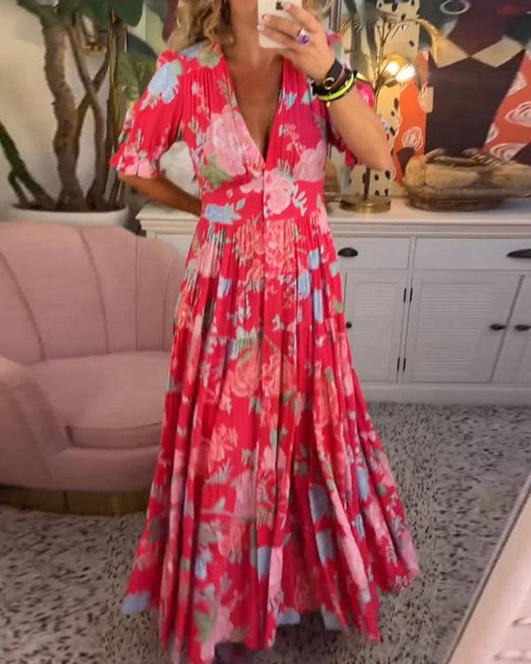 Floriana - Vibrante Blumenrobe