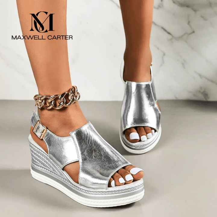 Baylie - Stylische Metall-Sandalen