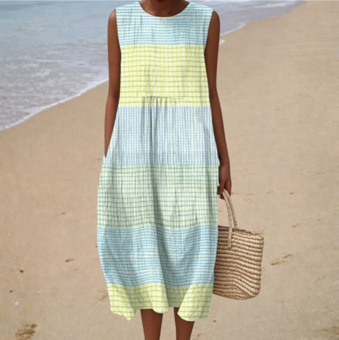 Bequeme Sommerkleid ohne Ärmel