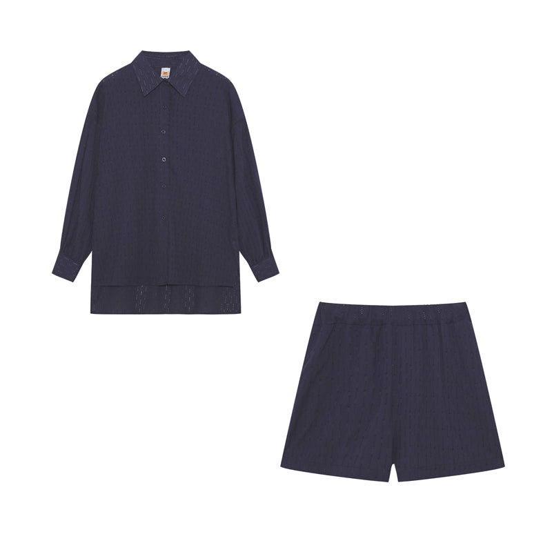 Elizabeth - Leichtes Hemd- und Shorts-Set