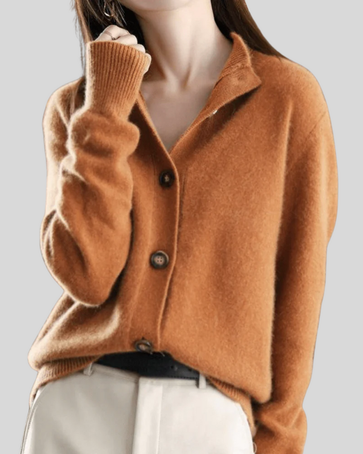 Claire | Cardigan aus Kaschmir im Retro-Stil
