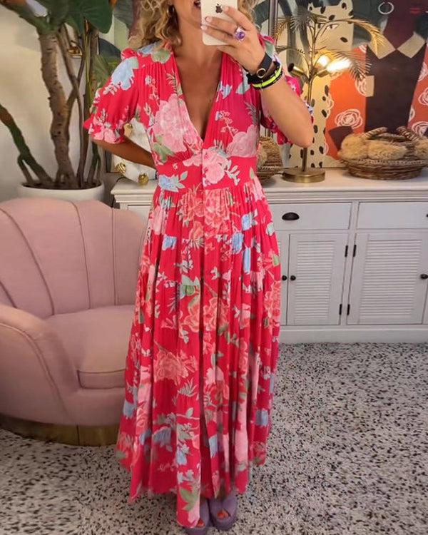 Floriana - Vibrante Blumenrobe