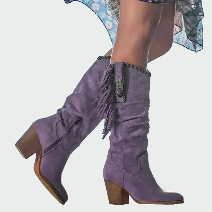 Bequeme Leder-Stiefeletten