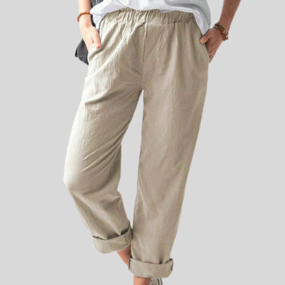 Neria - Hose mit sanfter Struktur