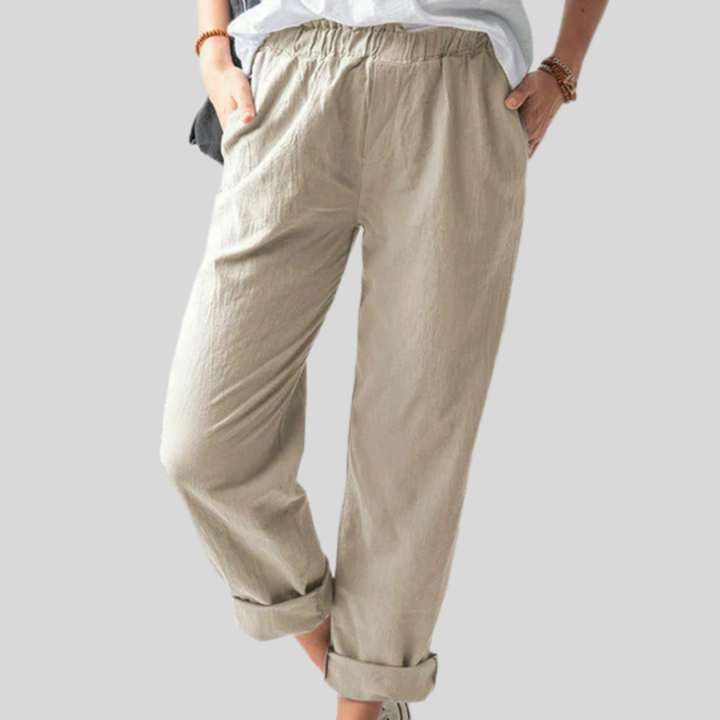 Neria - Hose mit sanfter Struktur