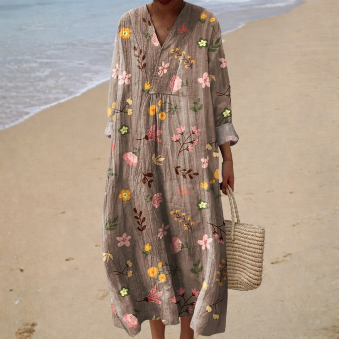 Flatterndes Sommerkleid mit Print