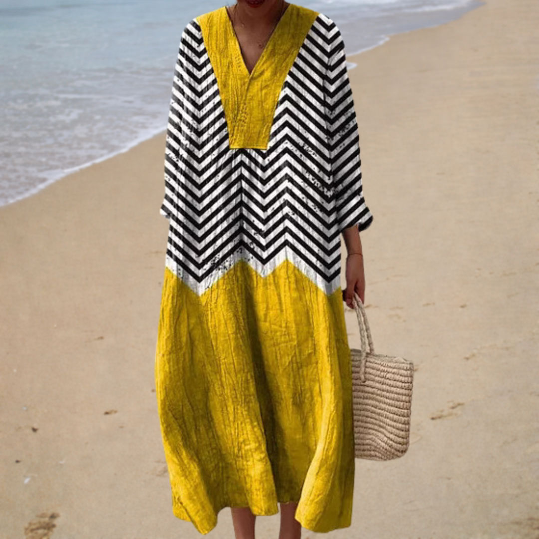 Flatterndes Sommerkleid mit Druck