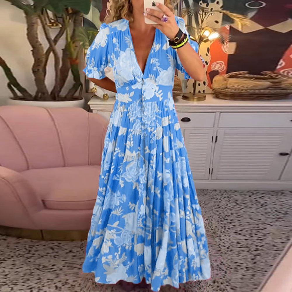 Floriana - Vibrante Blumenrobe