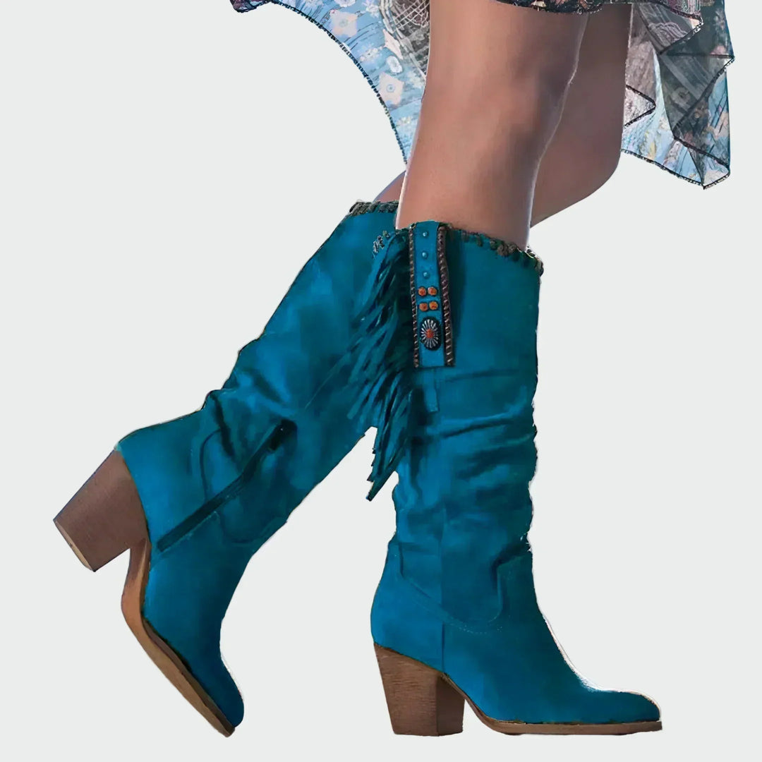 Bequeme Leder-Stiefeletten