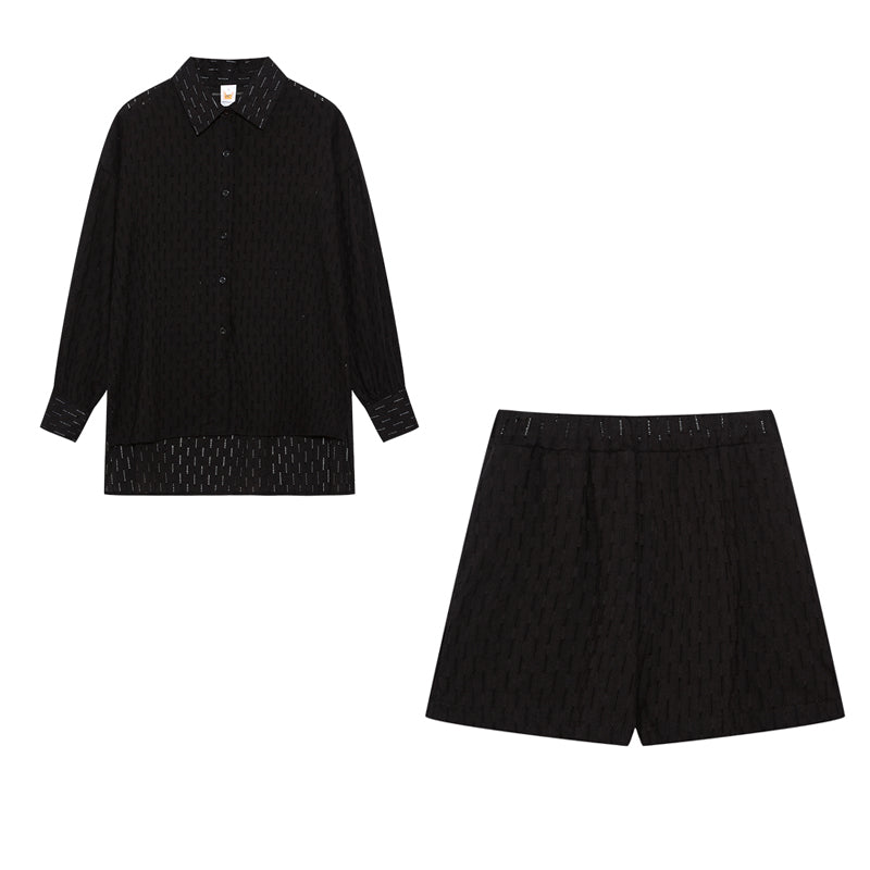 Elizabeth - Leichtes Hemd- und Shorts-Set