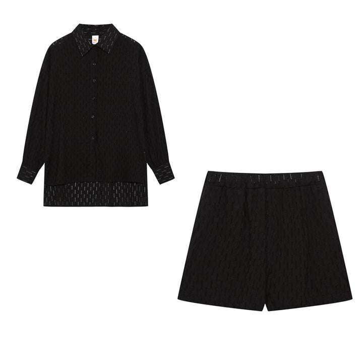 Elizabeth - Leichtes Hemd- und Shorts-Set