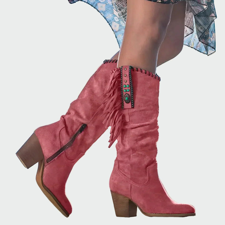Bequeme Leder-Stiefeletten