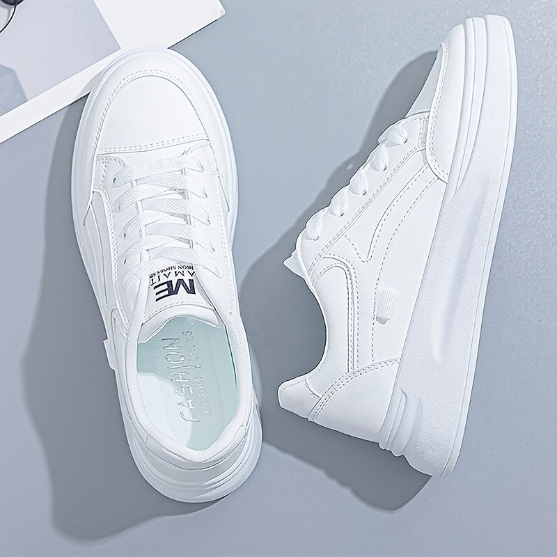 Chic weiße Sneakers mit leichtem Komfort