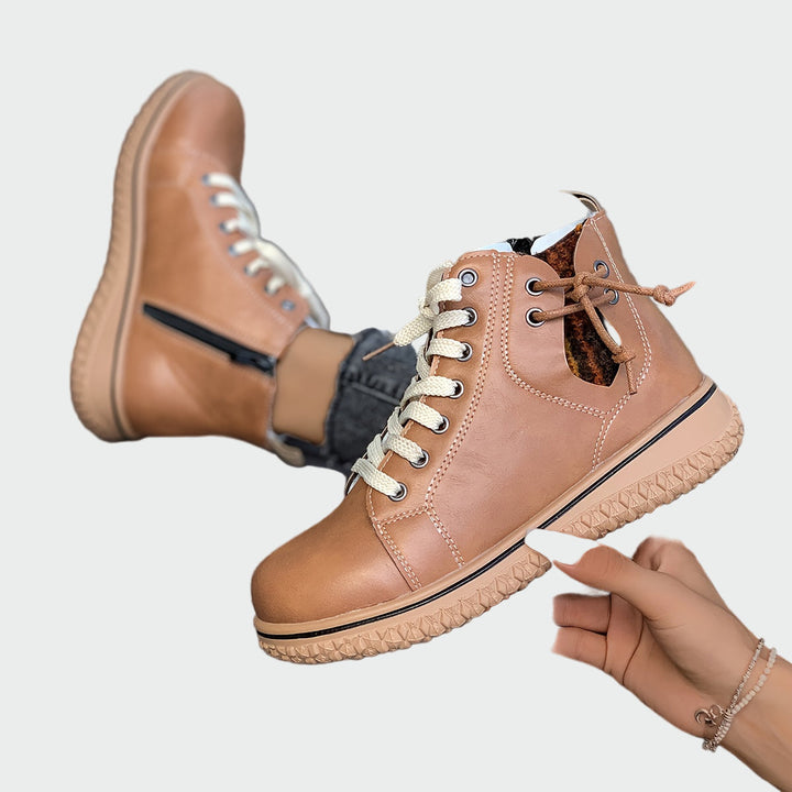 Orthopädische Leder-Stiefeletten für den Knöchel