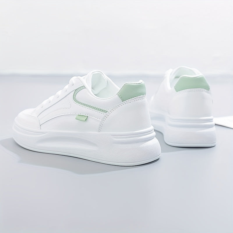 Chic weiße Sneakers mit leichtem Komfort