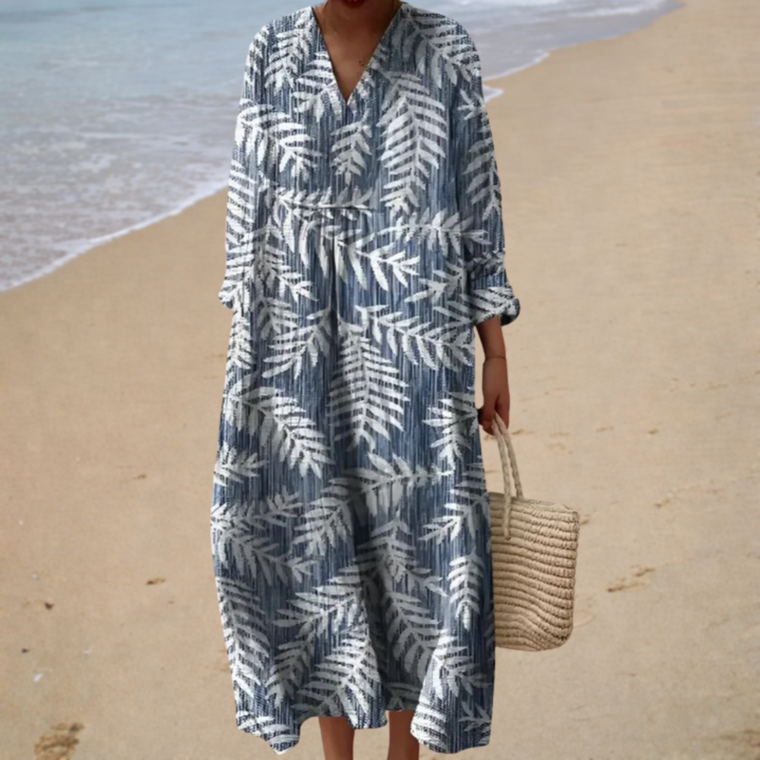Flatterndes Sommerkleid mit Print