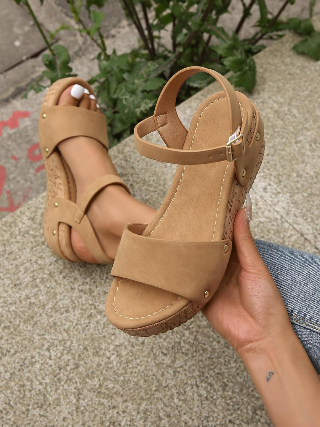 Daniela – Elegante Keil-Sandalen