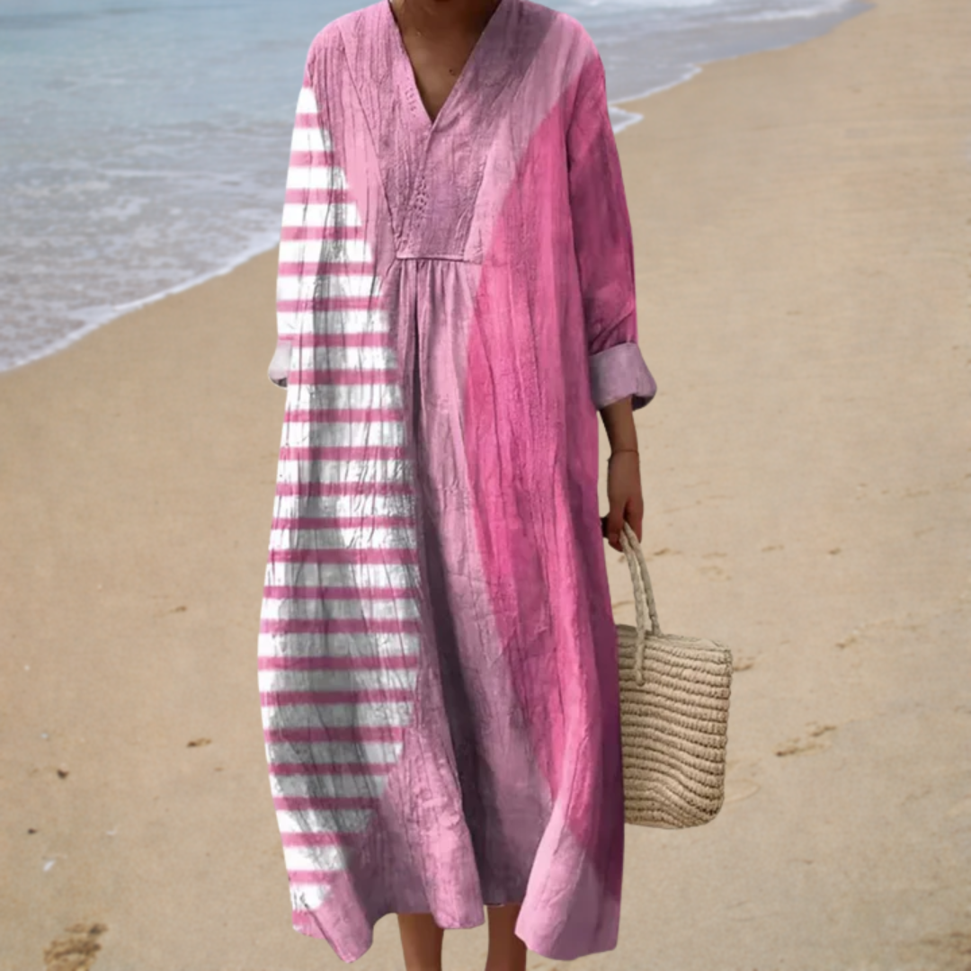 Flatterndes Sommerkleid mit Druck