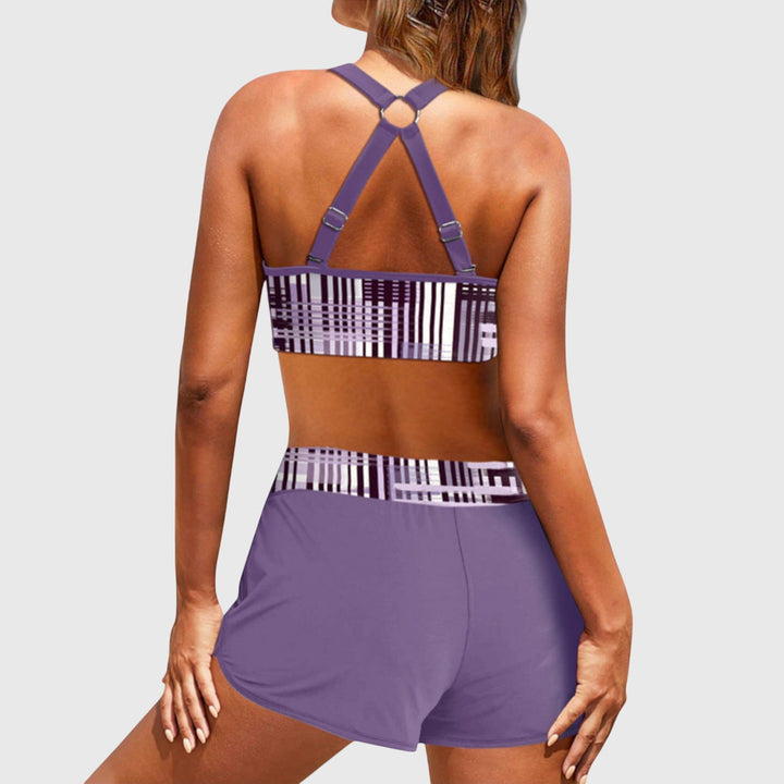 Janelle | Hochgeschnittener Ripp-Bikini