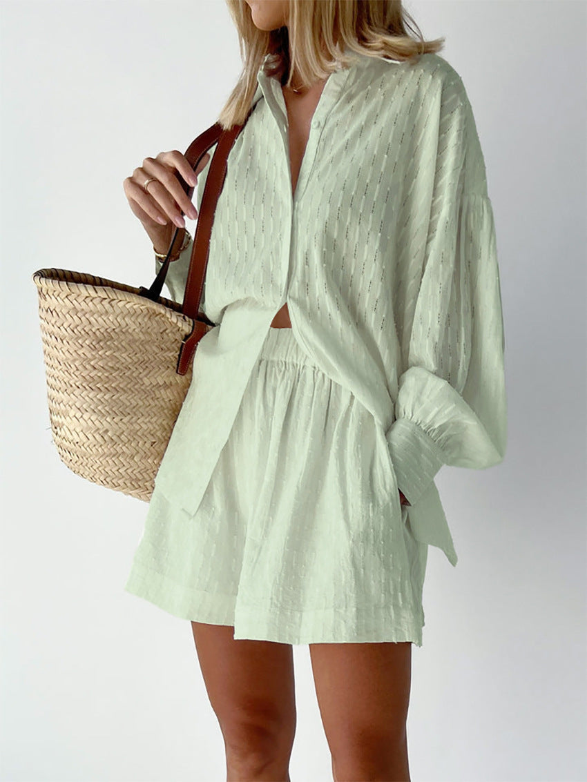 Elizabeth - Leichtes Hemd- und Shorts-Set