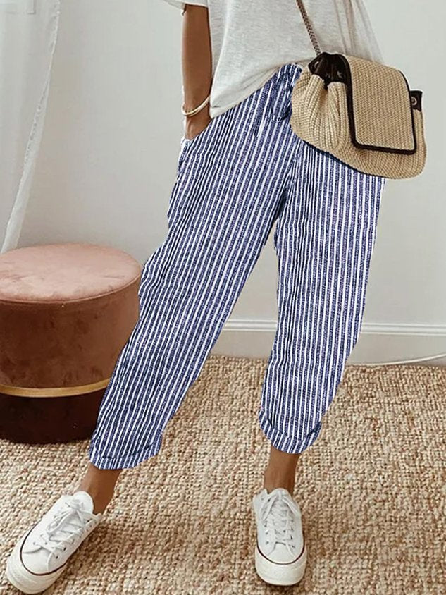 Elegante Bequeme Fließende Hose