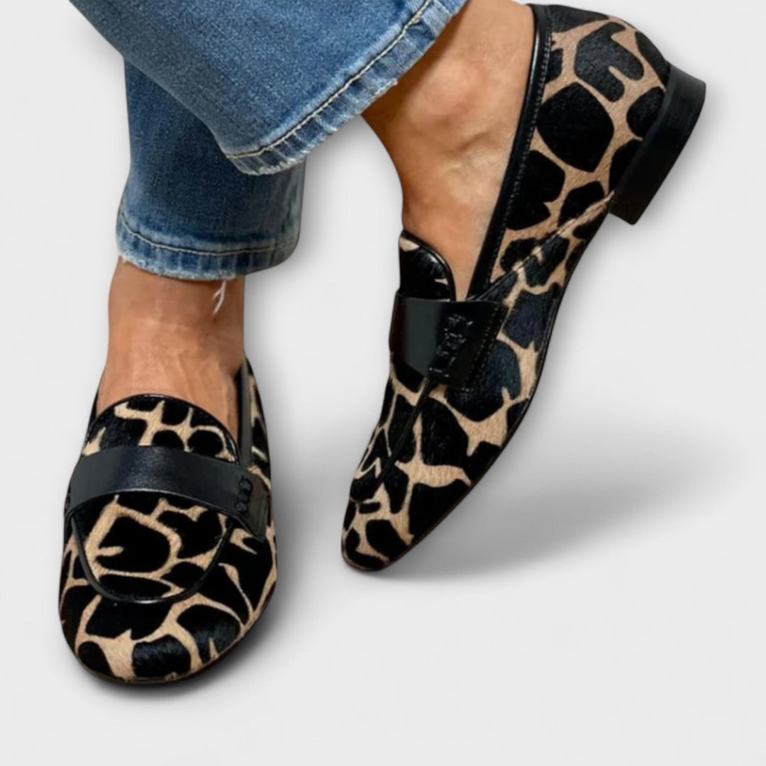 Léonie™ | Leopardenmokassin