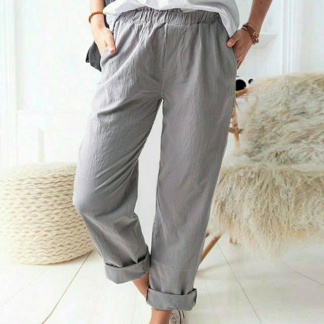Neria - Hose mit sanfter Struktur