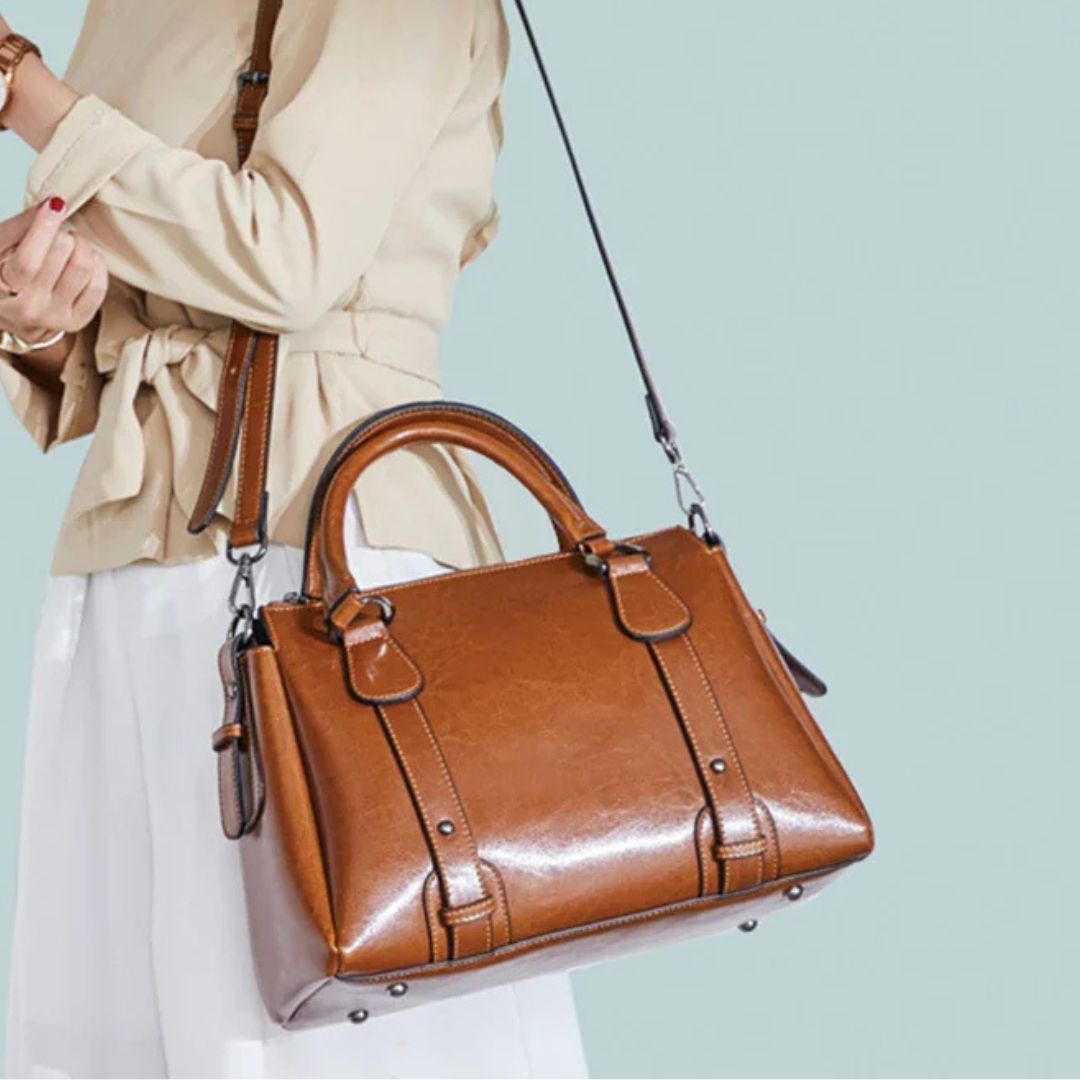 Camille™ | Polierte Schultertasche
