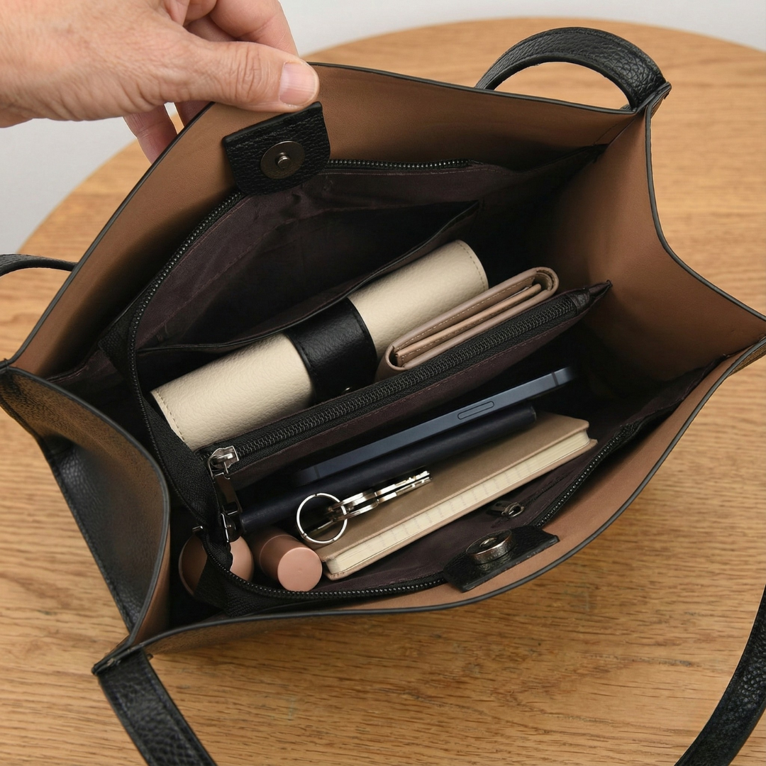 Elena™ | Elegante Umhängetasche aus Leder