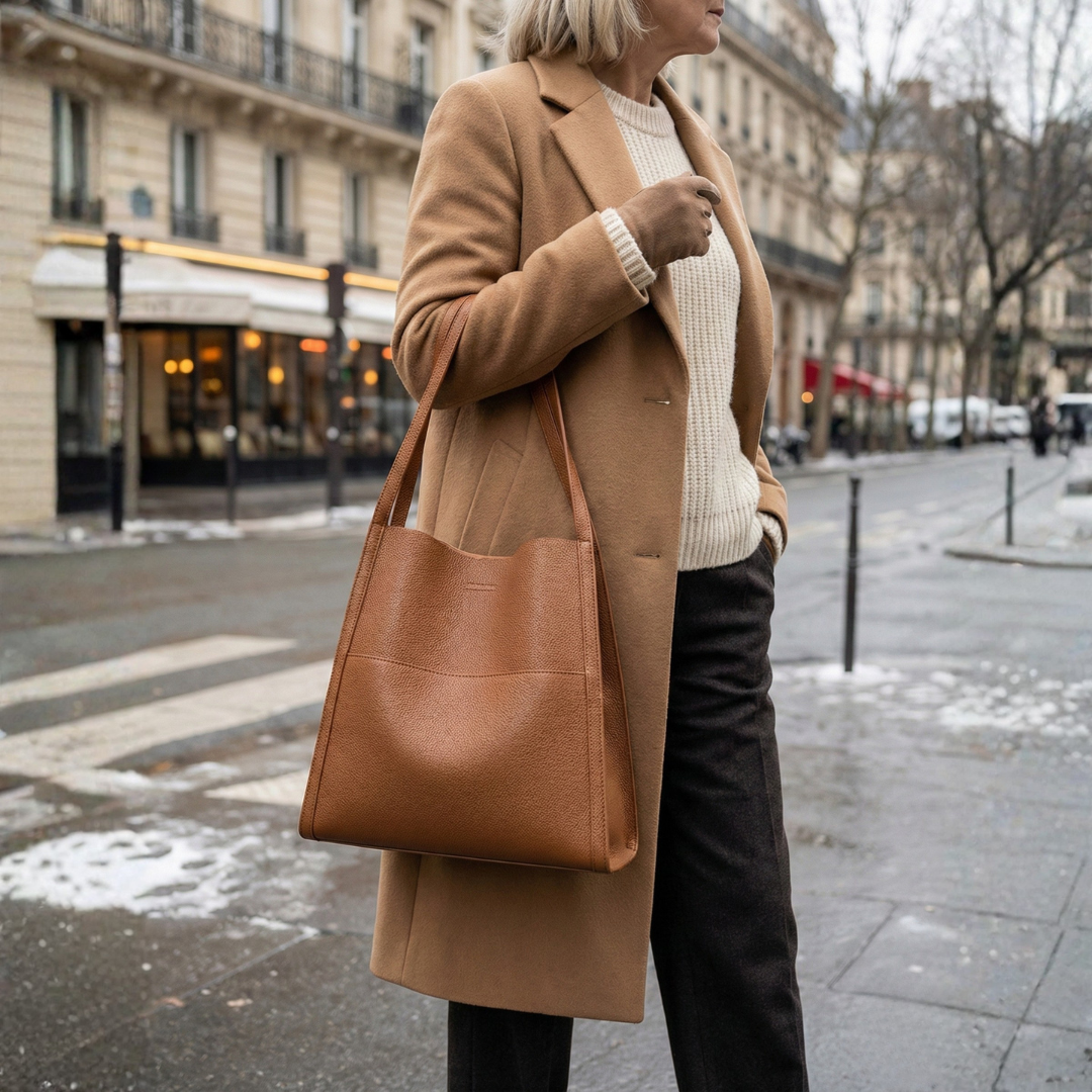 Elena™ | Elegante Umhängetasche aus Leder