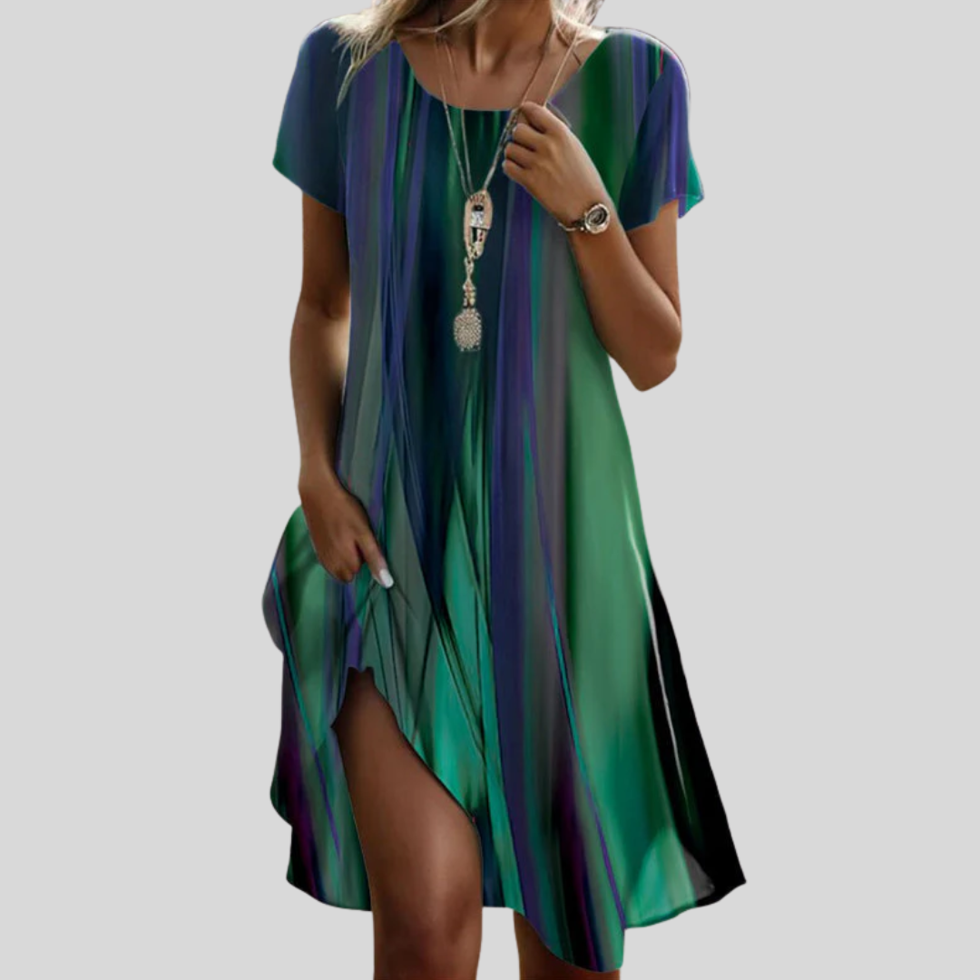 Genna - Robe Gradient Boho Lässig