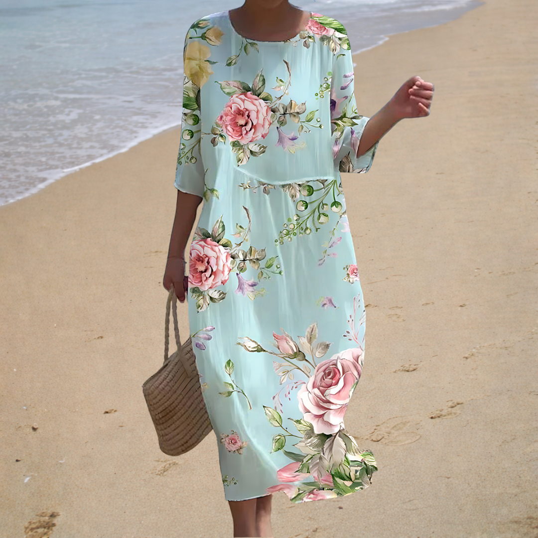Elegantes und bequemes langes Kleid