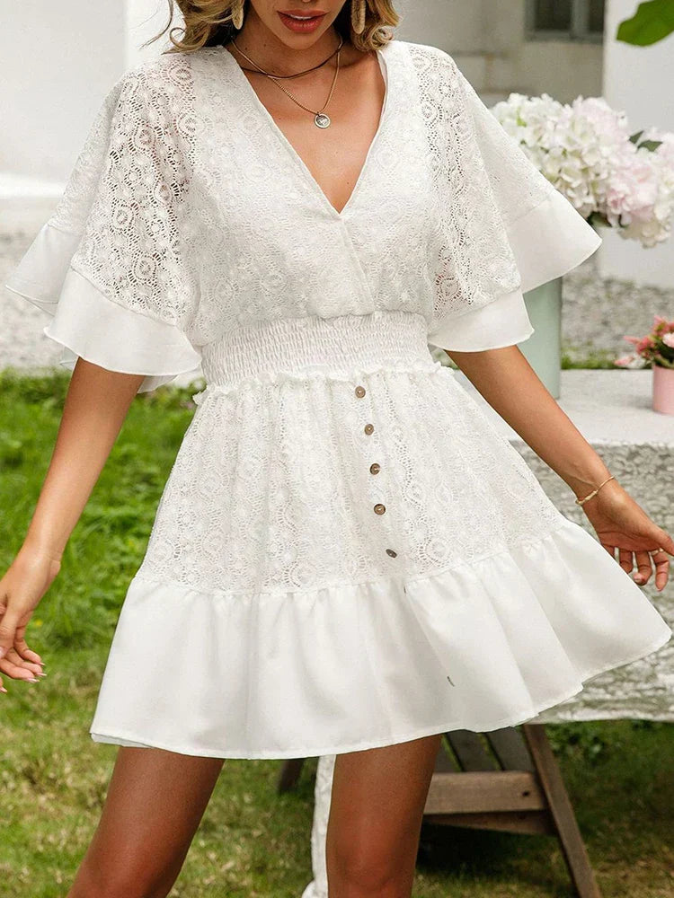 Carole - Bohemian Spitzenkleid