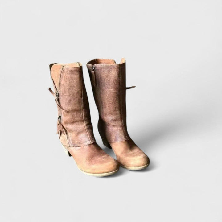 Alma - Vintage Stiefeletten bis zur Wade