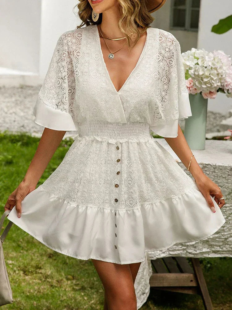 Carole - Bohemian Spitzenkleid