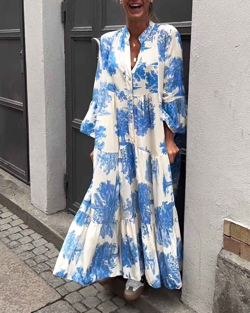 Ophelia - Fließendes Langkleid