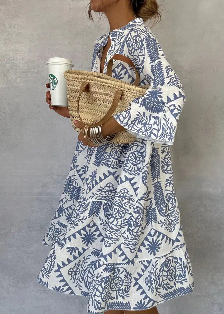 Fiorelia - Lässiges Bohemian Tunika Kleid